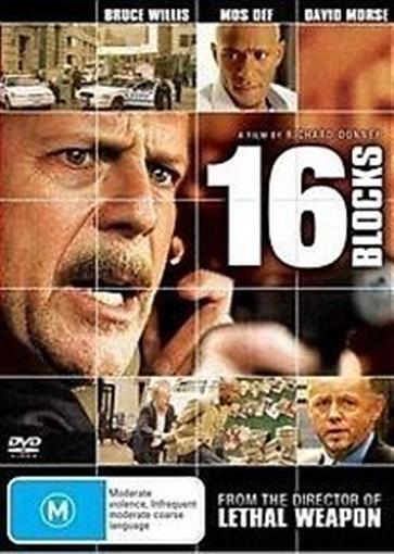 16 BLOCKS Bruce Willis, Mos Def & David Morse DVD NEW
