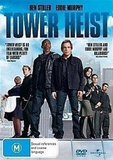 TOWER HEIST Ben Stiller, Eddie Murphy, Brett Ratner, Alan Alda DVD NEW
