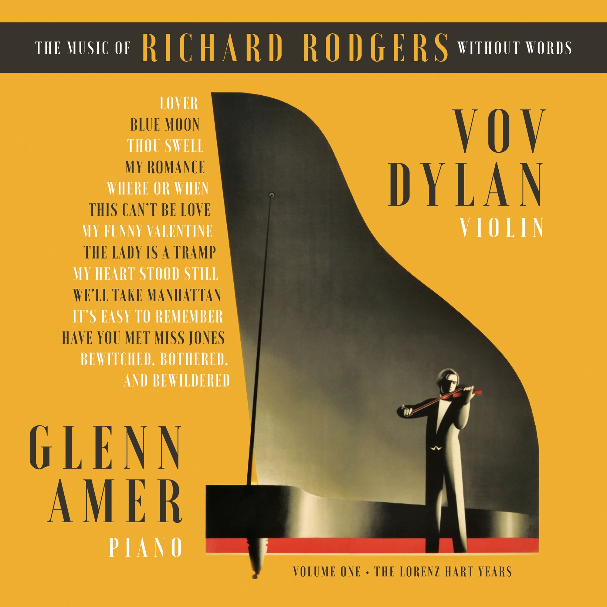 VOV DYLAN & GLENN AMER The Music Of Richard Rodgers Without Words CD