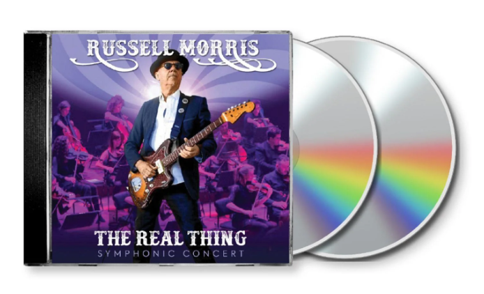 RUSSELL MORRIS The Real Thing Symphonic Concert 2CD (PLUS SIGNED FANCARD)