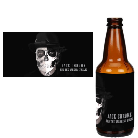 JACK CHROME AND THE DARKNESS WALTZ Split Face Stubby Holder