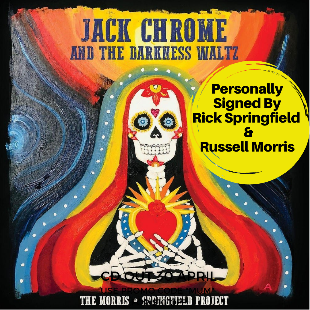 JACK CHROME AND THE DARKNESS WALTZ CD (Personally Signed by Rick Springfield & Russell Morris)